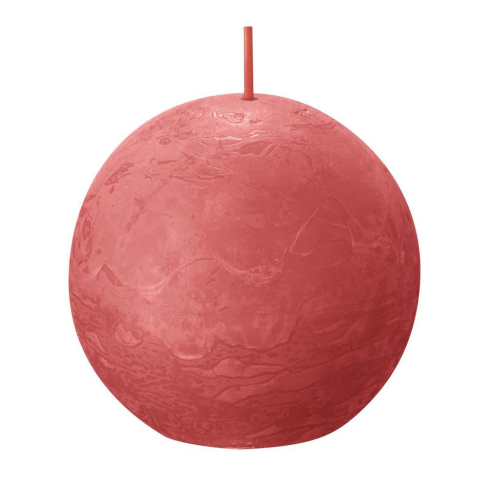 Bolsius Blossom Pink Rustic Ball Candle 8cm £5.84